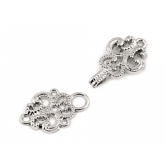 Decorative Filigree Fastening, nickel