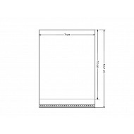 Clear Plastic Self-adhesive Seal Bags 7x10 cm (package 100 pc.)