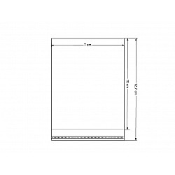 Clear Plastic Self-adhesive Seal Bags 7x10 cm (package 100 pc.)