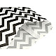 Paper Bag 13x17 cm (package 100 pc.) - white-black - chevron