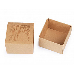 Wedding Paper Box / Favor Box - Natural (package 10 pc.) - natural