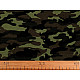 Single Knit Cotton Jersey Fabric, Green Camouflage (sold by the meter)