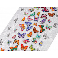 Cotton Waffle Pique Butterfly (sale by the meter)