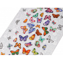 Cotton Waffle Pique Butterfly (sale by the meter)