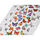 Cotton Waffle Pique Butterfly (sale by the meter)