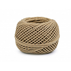 Cotton Crochet Yarn 40 g, burlap