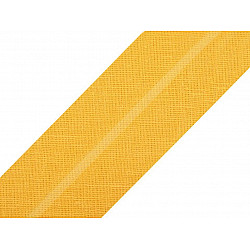 Single Fold Bias Binding cotton width 20 mm (card 25 m) - yolk