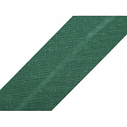 Single Fold Bias Binding cotton width 20 mm (card 25 m) - green fir