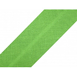 Single Fold Bias Binding cotton width 20 mm (card 25 m) - light green