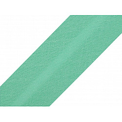 Single Fold Bias Binding cotton width 20 mm (card 25 m) - mint