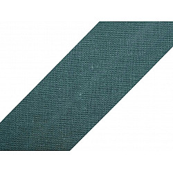 Single Fold Bias Binding cotton width 20 mm (card 25 m) - green forest