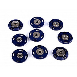 Design Snap Fasteners Ø21 mm, berlin blue, 5 pr.