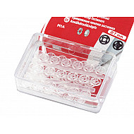 Sew-on Snap Fasteners Ø7 mm, Transparent