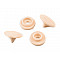 Plastic Snap Fastener size 16', creamy light, 50 set