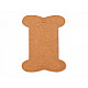 Paper Card Spool 8x10.5 cm (package 25 pc.) - brown-beige