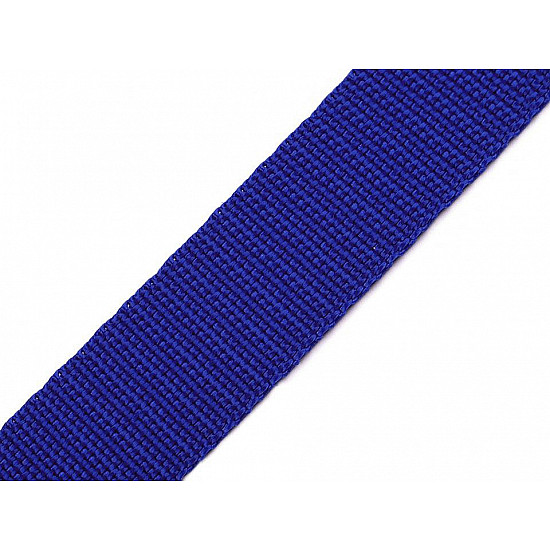 Polypropylene webbing width 30 mm, king blue, 5 m