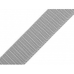 Polypropylene webbing width 30 mm, dove grey, 5 m