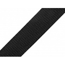 Polypropylene webbing width 30 mm, black, 5 m