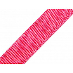 Polypropylene webbing width 30 mm, pink, 5 m