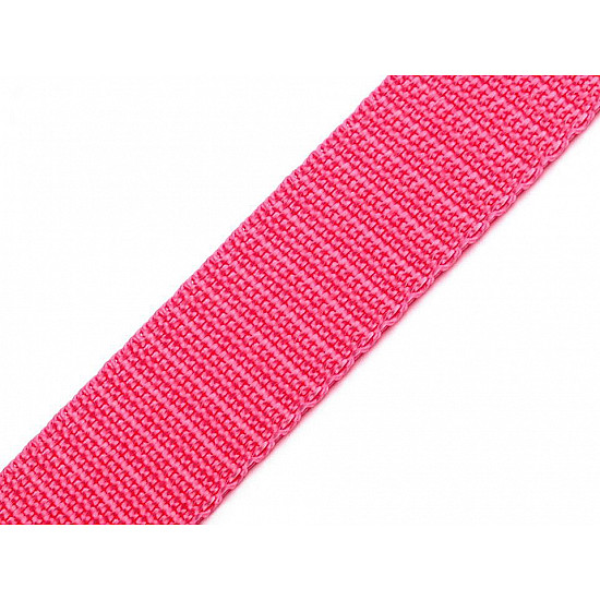 Polypropylene webbing width 30 mm, pink, 5 m