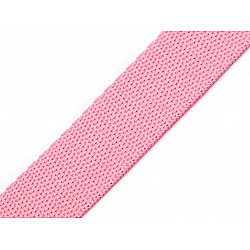 Polypropylene webbing width 30 mm, light pink, 5 m