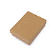 Paper Gift Box natural 7x9 cm for Jewellery (1 pc.) - natural brown