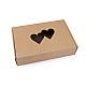 Paper Box - Heart natural brown