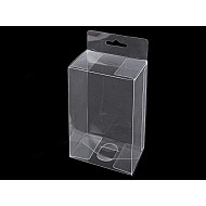 Clear Packaging Box with Hang Hole (package 10 pc.)