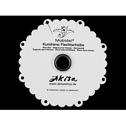 KUMIHIMO MOBIDAI Octagonal Braiding Disc, white