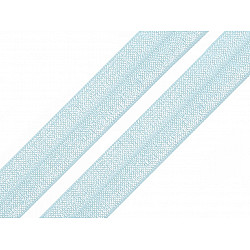 Elastic bias, lățime 20 mm (card 25 m) - bleu gheață