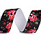 Printed Elastic width 30 mm - black, 1 ml.