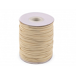 Elastic rotund, Ø2 mm (rola 50 m) - bej