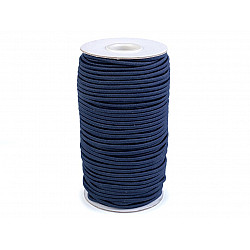 Round Elastic Cord Ø3 mm - berlin blue