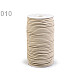 Round Elastic Cord Ø3 mm - beige