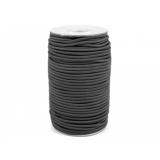 Round Elastic Cord Ø3 mm - graphite