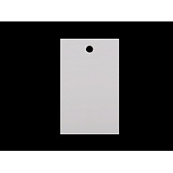 Paper Tag / Name Tag 30x50 mm (package 250 pc.) - white