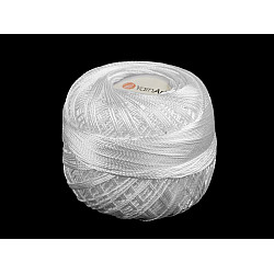 Crochet Yarn Tulip 50 g, white, 6 pc.