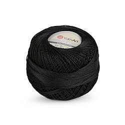 Crochet Yarn Tulip 50 g, black, 6 pc.