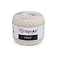 Cotton Crochet Yarn Violet 50 g, creamy light