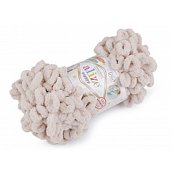 Knitting Yarn Alize Puffy 100 g, lightbeige