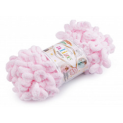 Knitting Yarn Alize Puffy 100 g, pale pink