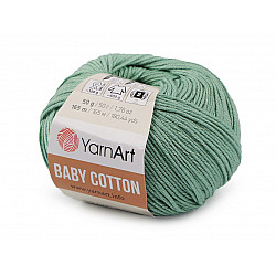 Knitting Yarn Baby Cotton 50 g - green