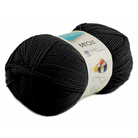 Knitting Yarn Batole 100 g - black