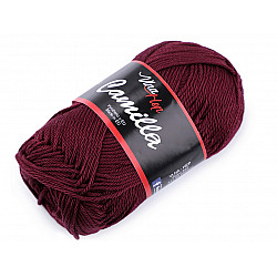 Knitting Yarn Camilla 50 g - bordeaux