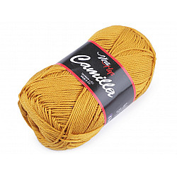 Knitting Yarn Camilla 50 g - mustard