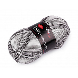 Knitting Yarn Elen Baby Batik 100 g - gray