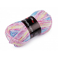 Knitting Yarn Elen Baby Batik 100 g - light violet - blue