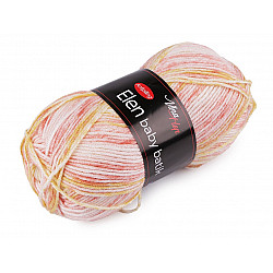 Knitting Yarn Elen Baby Batik 100 g - darksalmon