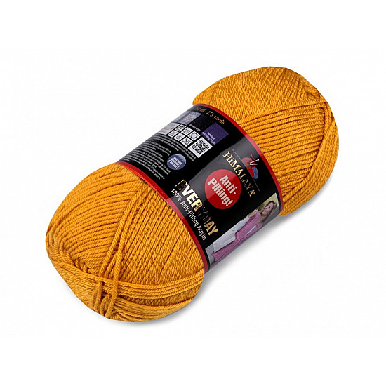 Knitting Yarn Everyday 100 g - mustard