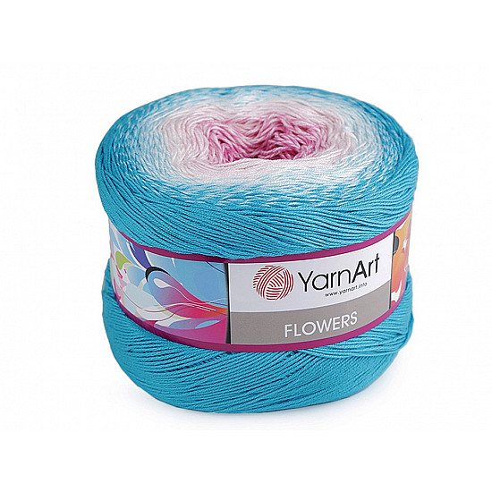 Knitting Yarn Flowers 250 g, violet lilac